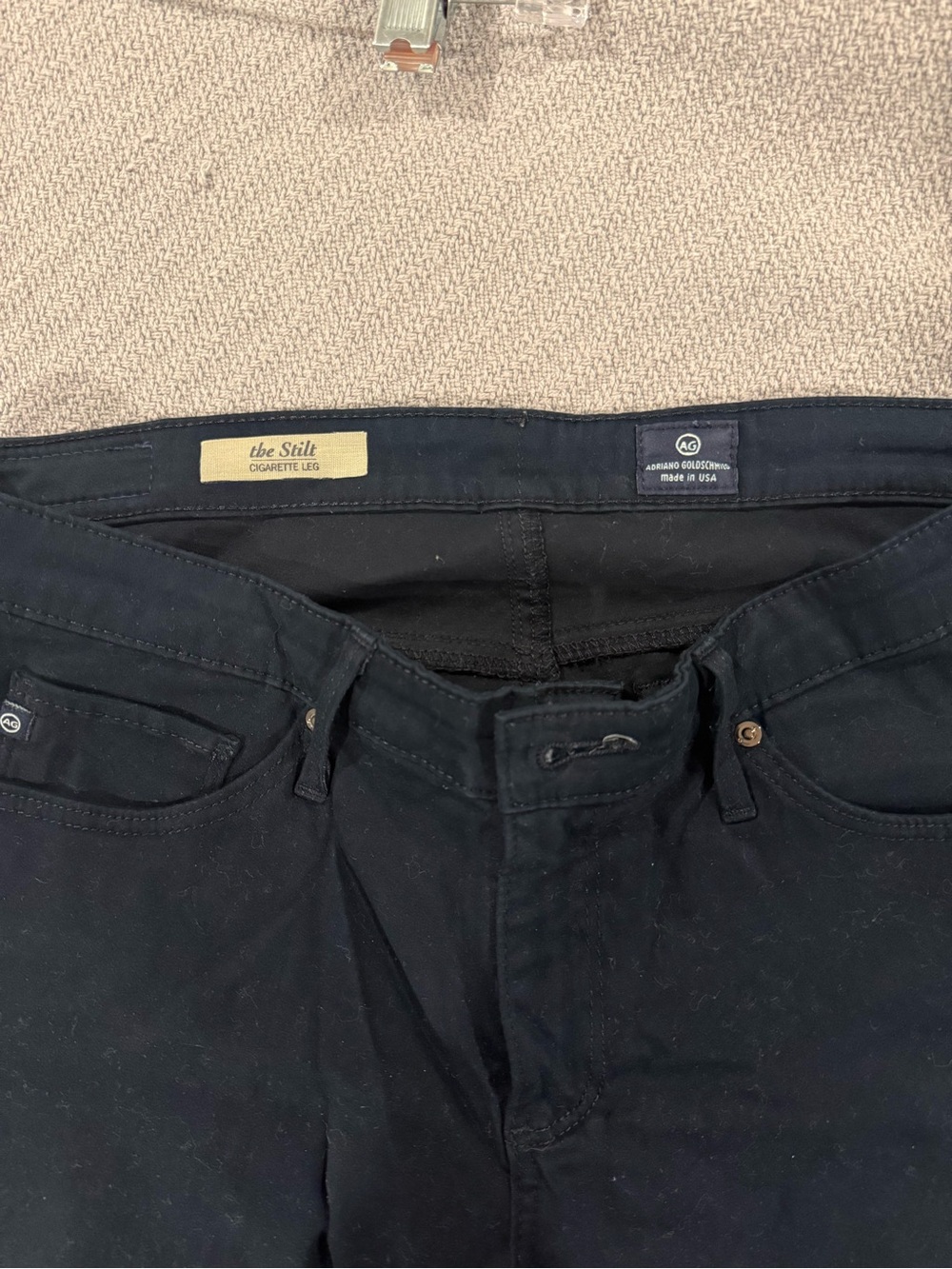 Ag Adriano Goldschmied The Still Cigarette Leg Jeans - dark Blue